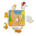 Bigjigs Toys Puzzle Lebenszyklus eines Huhns